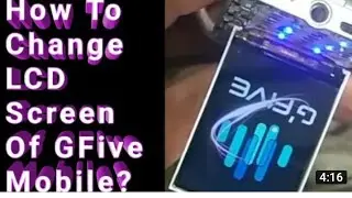 how to change LCD screen of g five mobile? and others all China mobile LCD replacement