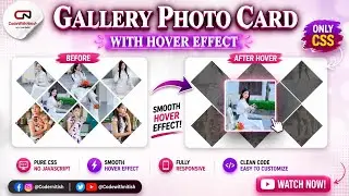 Gallery Photo with Hover Effect Using HTML and CSS