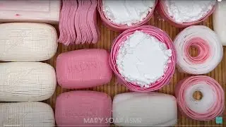 ASMR Cutting dry soap cubes & breaking soap roses with starch/асмр резка сухих кубиков/хруст крахмал