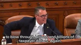 Feenstra Discusses Waste, Fraud, and Abuse of Taxpayer Dollars