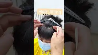 Do u do this?😂 #hairextensions #manhairtransformation #toupee #hairtutorial #hairstyle