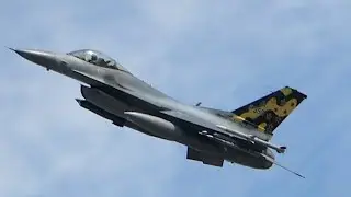Thrilling F16 Action at RAF Mildenhall!