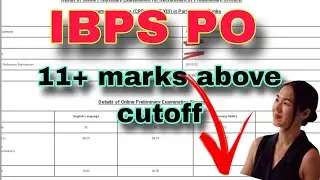 #MY IBPS PO PRELIMS SCORECARD❤️💕🔥🔥#HOW TO PREPARE IBPS PO PRELIMS 2024#how to prepare ibps po#