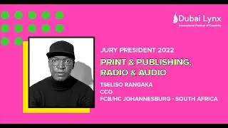 Tseliso Rangaka, Jury President - Print & Publishing and Radio & Audio