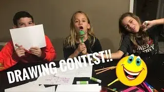 LILY TATE AND THEIR FRIEND BRIAN DRAWING CONTEST