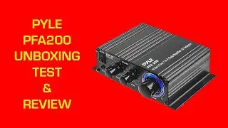 Pyle PFA200 Mini Amplifier Unboxing / Test / Review - #IJDM146
