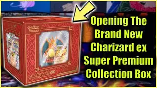 Opening The Brand New Pokémon TCG Charizard ex Super Premium Collection