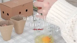 sub) vlog. 퇴사한 진짜 이유와 새로운 소식📮 플랜디 언니네 집에 놀러간 날. 루꼴라새우파스타와 치즈카츠나베. 잘 먹고 일하는 겨울 일상 / 수린 suzlnne