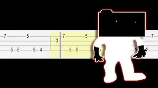 Friday Night Funkin - VS RON! The Resurrection - BLOODSHED (Easy Ukulele Tabs Tutorial)