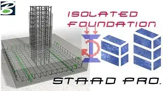 Staad Foundation Tutorial(Isolated Footing Design)