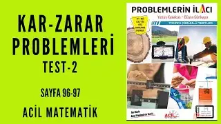 PROBLEMLERİN İLACI SORU BANKASI (Acil Matematik-Sayfa 96-97)