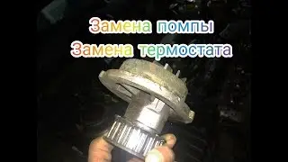 Замена помпы и термостата Ланос 1.5. Daewoo Lanos 1.5