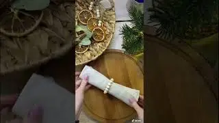 Кольцо для салфеток своими руками🎄 Для сервировки стола 