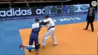 Judo Grand Prix Jeju 2013: Srdjan MRVALJEVIC (MNE) - Seungsu LEE (KOR) Bronze [-81kg]