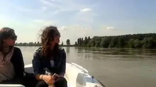 In motoscafo sul Po  (Polesine Parmense)