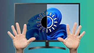 Adjust brightness WITHOUT touching your monitor!