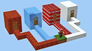 which house will a villager choose ?