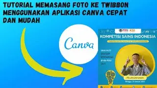 TUTORIAL MEMBUAT TWIBBON DI CANVA | CEPAT DAN MUDAH