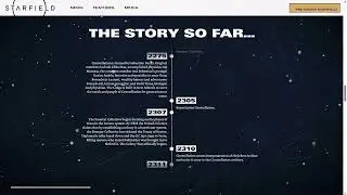 Starfield - The Story So Far
