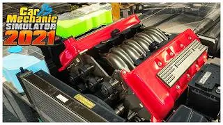 Working On A Beautiful and Complex V8 | Car Mechanic Simulator 2021 Ep. 4