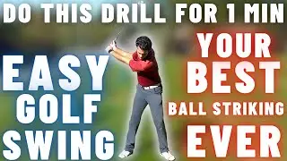 This Drill Makes the Golf Swing SO EASY - Get PERFECT Ball Striking in Just 1 Minute