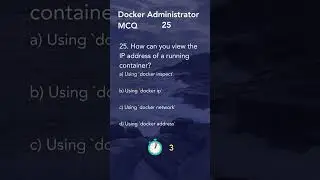 Docker mcq 25 #docker #mcq