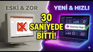 PowerPoint Devri Bitti! 😲 Yapay Zeka ile 30 Saniyede Sunum Hazırladım