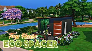 Tiny House : TINY SPACE SAVER HOUSE WITH ECO ENVIRONMENT | NO CC | SPEED BUILD | THE SIMS 4