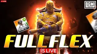CONQUEROR LOBBY DOMINATION WITH FULL FLEX IS LIVE #bgmilive