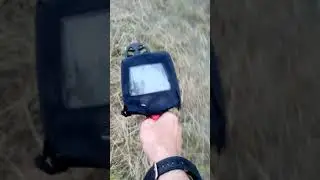 Фишер-75,отстройка от грунта на мусорном урочище.
