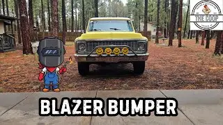 ’72 Blazer Fab Work! Shannon Builds a Custom Bumper Start to Finish