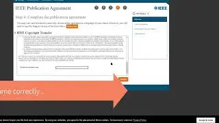 How to fill IEEE eCopyright