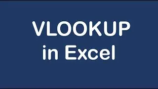 VLOOKUP In Excel