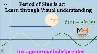 Period of Sine || Period of Trigonometry function|| Trigonometry || Maths Help Center|| mathshelpcen