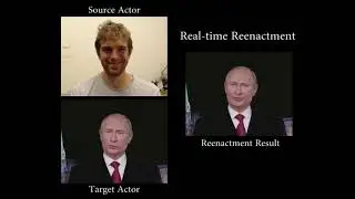 Face2Face - Real time Face Capture and Reenactment of RGB Videos CVPR 2016 Oral