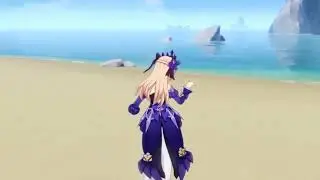 Genshin Impact FISCHL NEW SKIN IDLE ANIMATION LEAKED (Genshin 2.8 Dendro Sumeru)