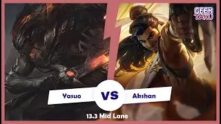 SekiiroZ | Yasuo vs Akshan - MID Patch 13.3
