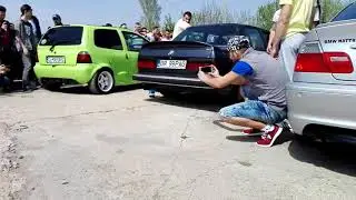 E30 4.4 V8 exhaust, Focșani Tuning Fest April 2016
