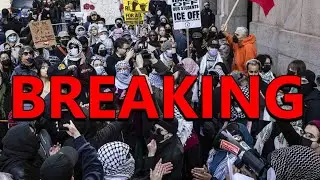 BREAKING: LIVE from Columbia University as Pro-Palestinian Protesters OCCUPY Library