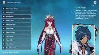 Rosaria talking about Kaeya | Genshin Impact