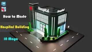 Autodesk Maya Tutorial | How to Model a Low poly Hospital Building.