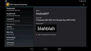How to see WiFi key root