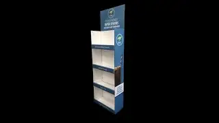 Custom Corrugated Floor Display Shelves Stand FSDU! Contact Us: www.popdisplay.me info@popdisplay.me