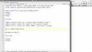 JavaScript - 40. Working with the Math object in JavaScript