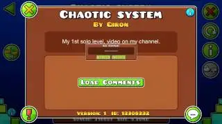 (Medium/Hard Demon) | CHAOTIC SYSTEM 100% | by: GironDavid [60Hz] | ALL COINS | Geometry Dash [2.0]