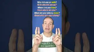 Cómo usar las PREPOSICIONES COLGANTES en inglés