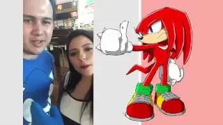 Bruna Constantino Team Chaotix Br Trooper TV e Knuckles parceria