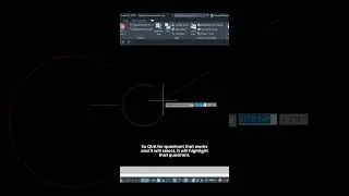 Another way to work with OSNAP AutoCAD