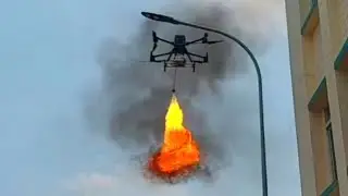 Дрон-огнемет