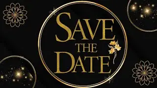 Modern Wedding Invitation 2024 | Save the Date video | Traditional Invitation Video 🥰